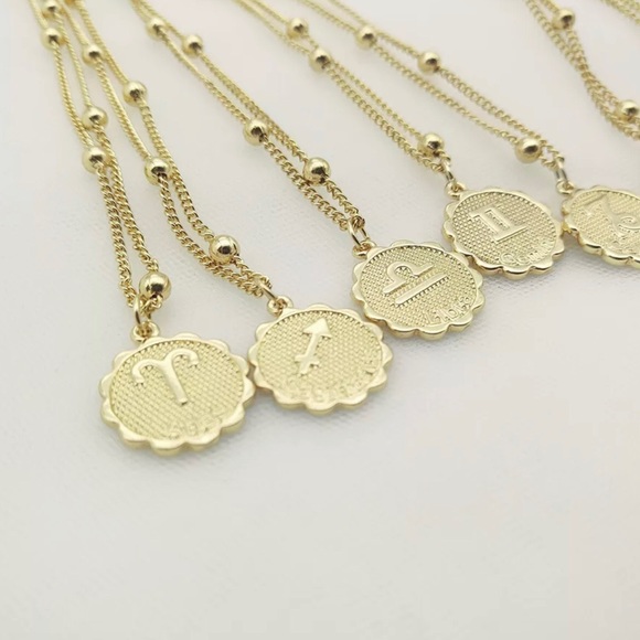 Scorpio Zodiac Coin Necklace - Picture 3 of 8
